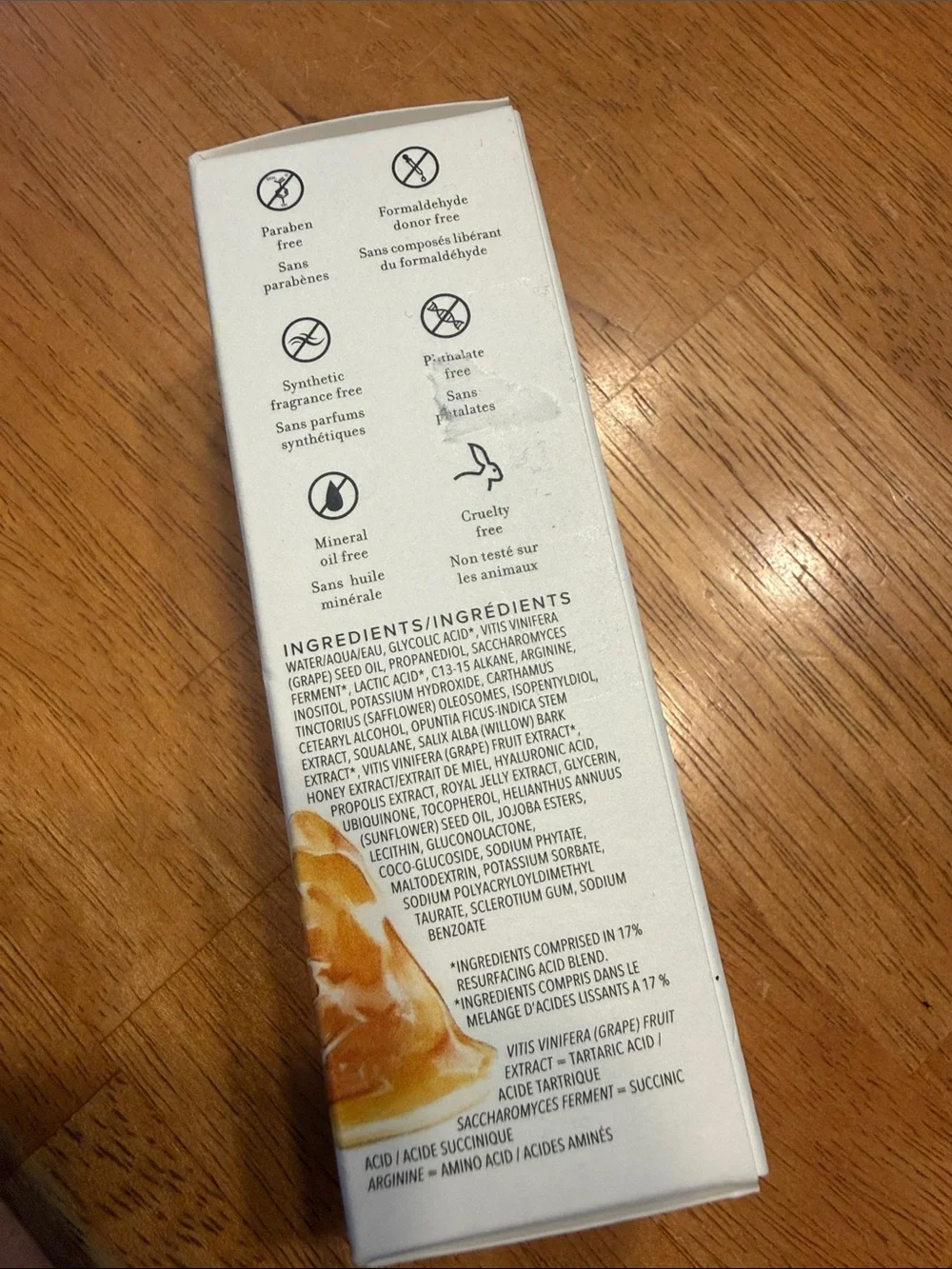 Farmacy Honey Glow 17% Resurfacing Acid Night Serum with AHA/BHA